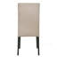 Ensemble de 2 chaises parsons capitonnées brun clair et rétro (ensemble de 2)