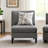 Upholstered Chenille Slipper Chair