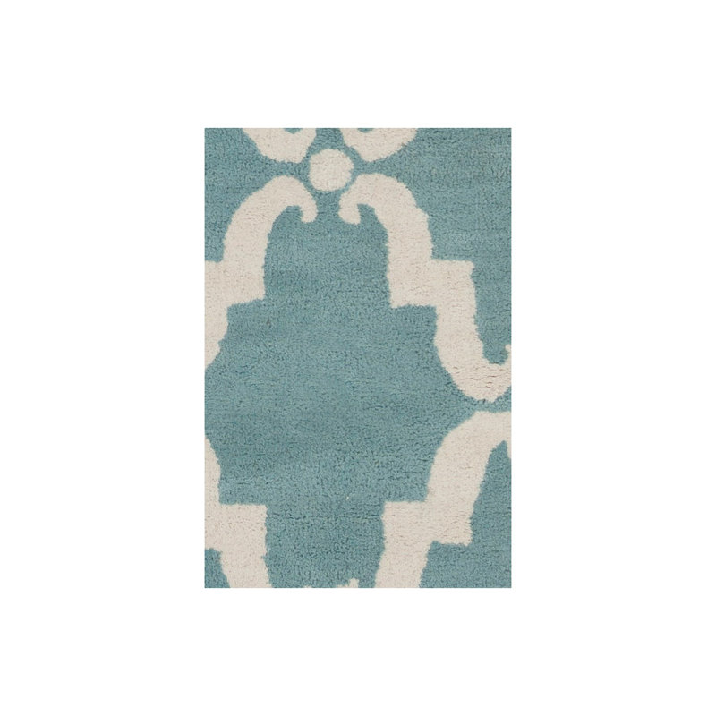 Tapis marocain en laine à motif treillis marocain Thurman Authentic, 5 pi x 7 pi