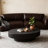 47'' Oval Coffee Table With Storage Solid Wood Veneered Modern Coffee Table Accent Tea Table For Living Room, Bedroom, Apartment Or Office-1144648435