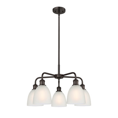 Lustre en dôme à intensité variable à 5 lumières Densel