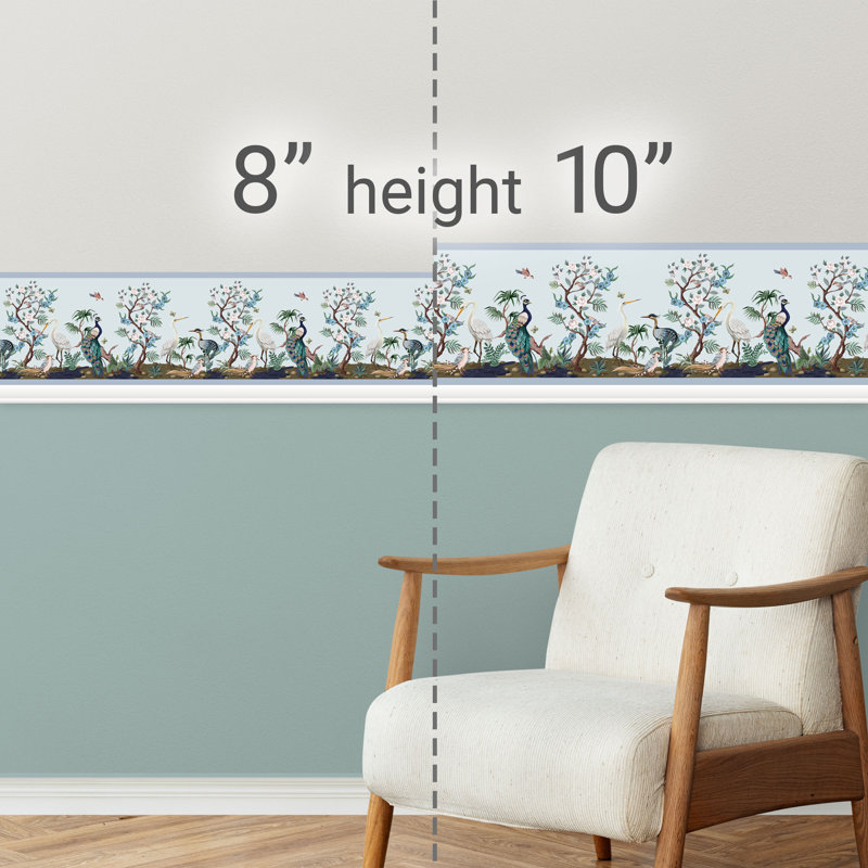 Bordure de papier peint adhésif hérisson chinois chinois Go50031