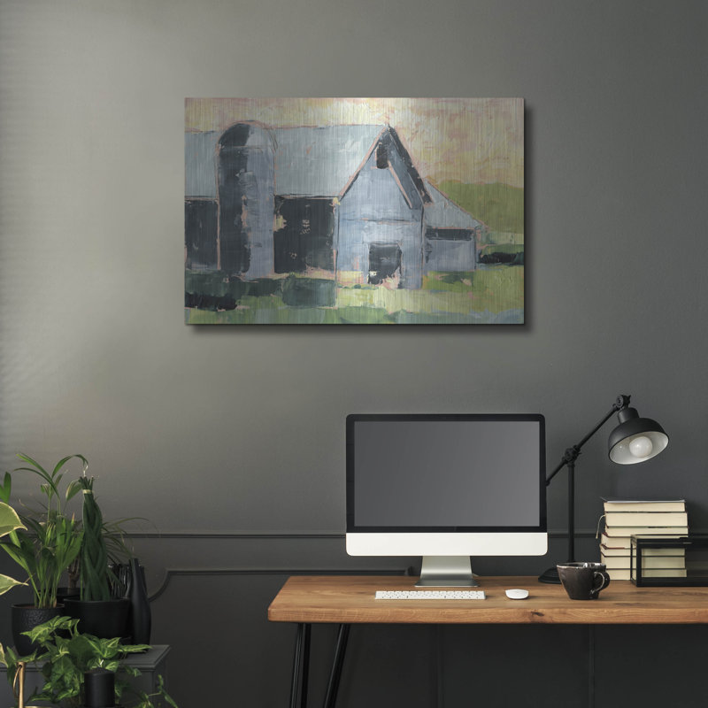  «Southern Glow 1» par Ethan Harper, art mural en métal, H 24 po x l 36 po