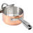 BergHOFF Vintage 15Pc Polished Copper Tri-Ply Cookware Set with Bamboo Cooking Utensils