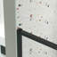 Porte de douche noire matte avec pivot pivotant - 44-48 "x 71", verre trempé 1/4 ", poignée en acier inoxydable, fermeture magnétique, conception à fuites, facile à assembler H 71" noir, fuite de 6 mm, installation réversible-124961218