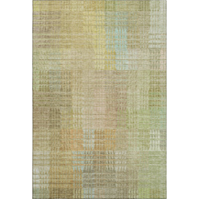 Premium Machine Washable Alijah AMF1277 Geometric Rug
