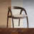 Rozella Solid Wood Curved Arm Chairs