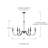 Weston 6 - Light Steel Dimmable Chandelier-91094806