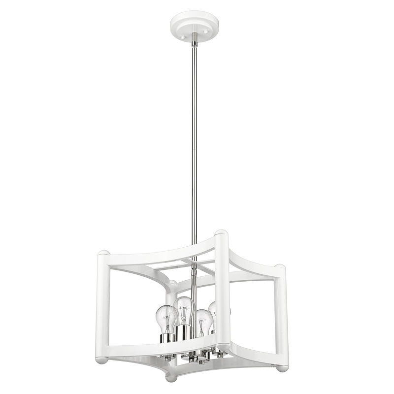 Luminaire suspendu convertible 4 lumières