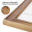 Tableau blanc Farmhouse avec cadre en bois 24 po x 36 po