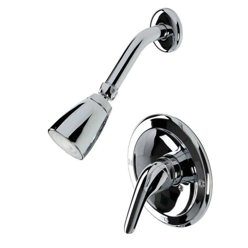 Kingston Brass Single-Handle Shower Faucet, Polished Chrome