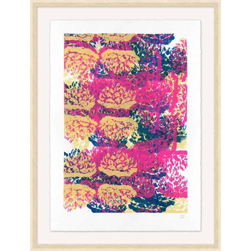 Cascading Lilies 3 - Cadre photo, impression sur papier