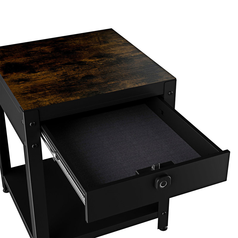 Table basse avec rangement, Bois