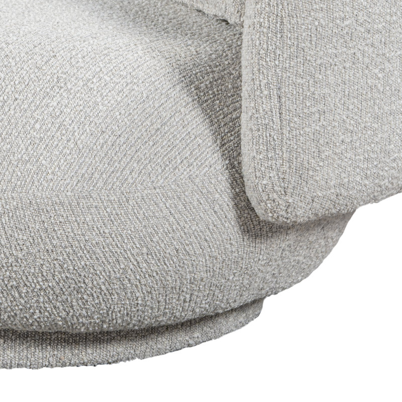 Bond Upholstred Oyster Beige Fabirc Contempry design 101" Sofa