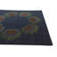 Tapis carré bleu marine Myrick