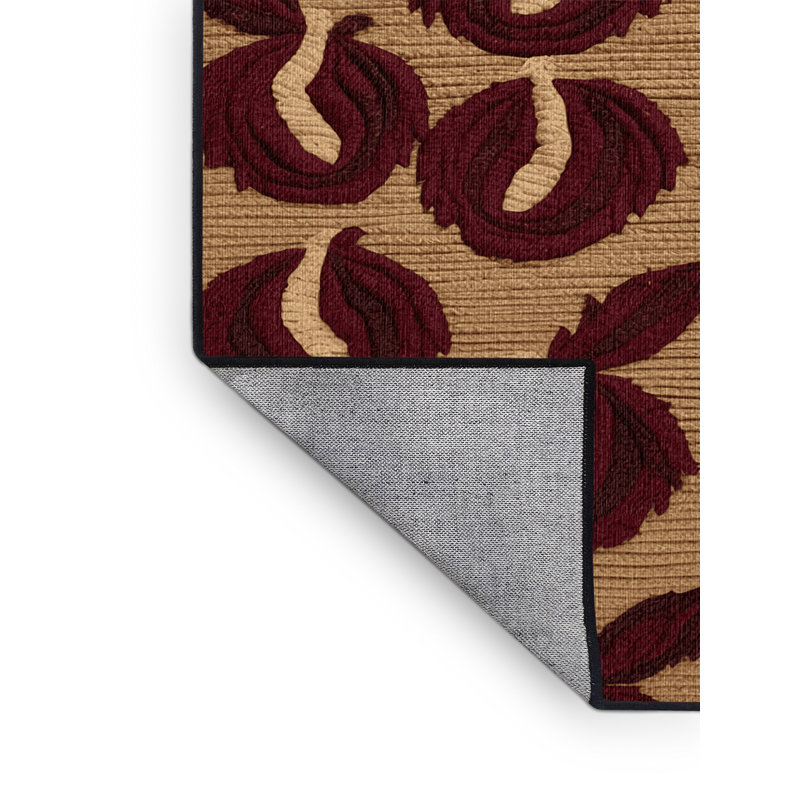 Washable Mayhaw Fruits Area Rug, Runner 2' x 4'