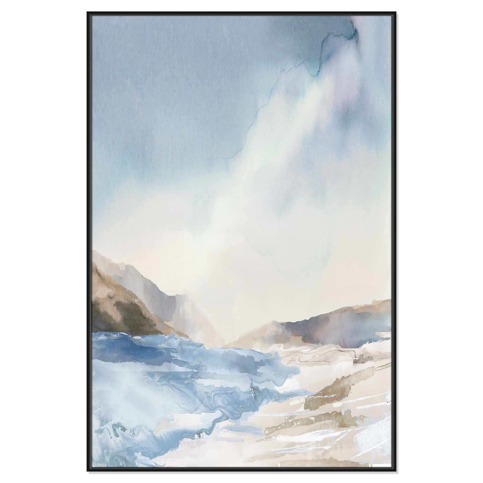 Mystic Shores Print by Mystic Shores, Black, 61.5" H x 41.5" W