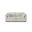 Modulaire en chenille blanc crème - Canapé modulaire en tissu multifonctionnel spacieux et polyvalent