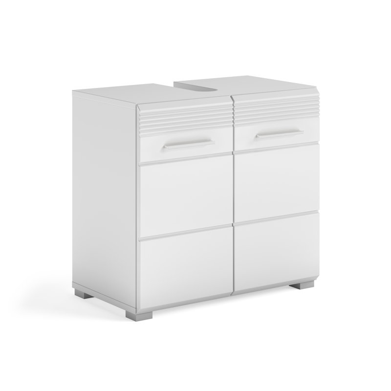 Hatty 60Cm Single Bathroom Vanity Base Only, White