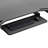 Adjustable Keyboard Tray Under Desk, 28X11 Inch Large Slide Out Keyboard & Mouse Platform Tray, Wooden Pull Out Computer Keyboard Drawer For Typing Home Office Desk, Black