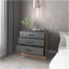 Commode Fraser, gris mat / macadamia