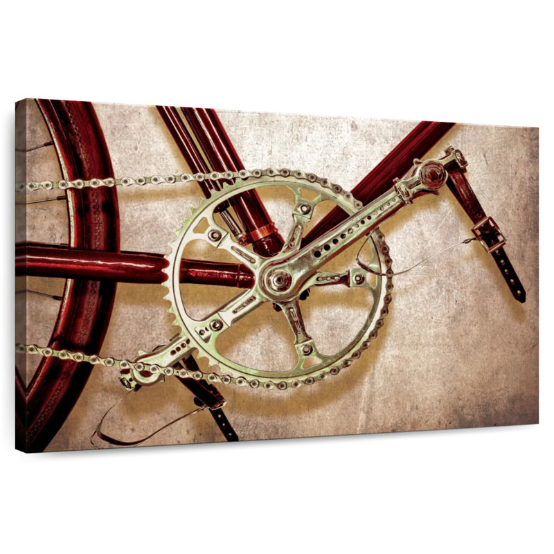 Pièce d'équipement de vélo rétro Mehar, H 8 po x l 12 po