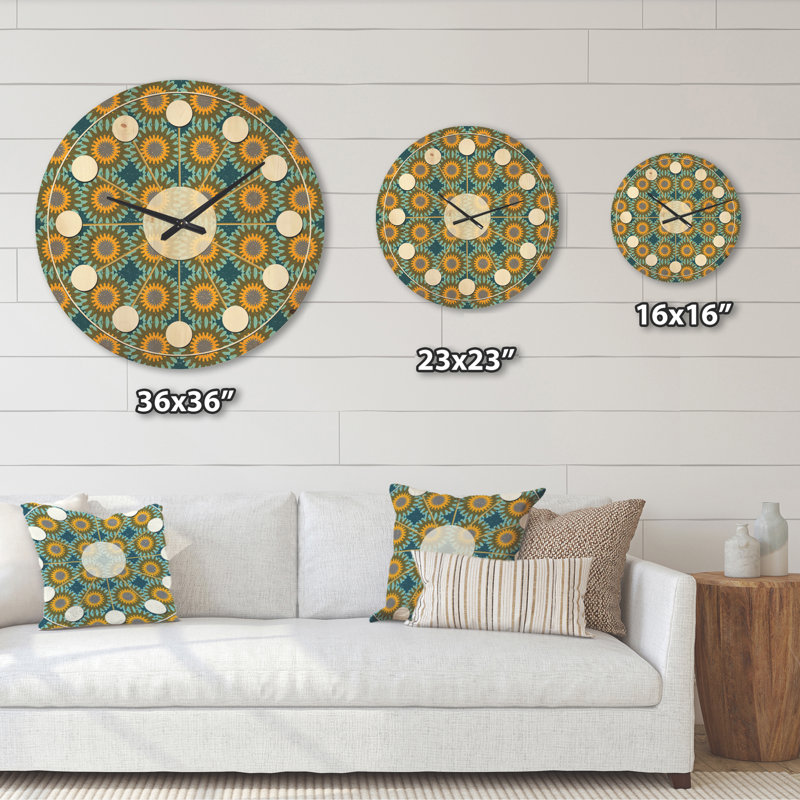 Solid Wood Wall Clock, Extra Large