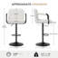 Swivel Adjustable Height Bar Stool-1492683650