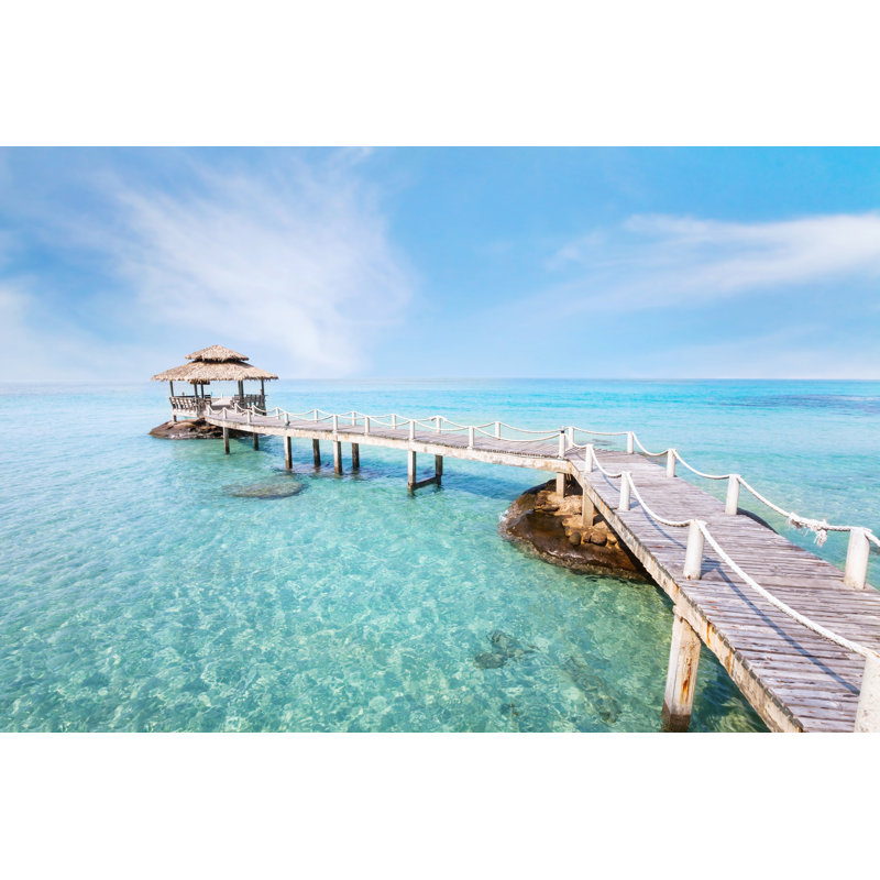 «Paradise Beach Landscape» par Anyaberkut - Photographie sur toile tendue, L 12 po x H 8 po