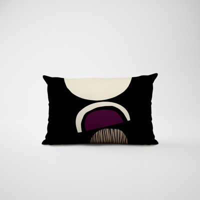 Housse et insert de coussin rectangulaire intérieur / extérieur en polyester / mélange de polyester Chamu