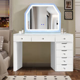Aeiea Vanity Desk And Mirror Led, Dresser