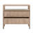Taube Highland Open Shelf, 2-Drawer Nightstand-1254627367
