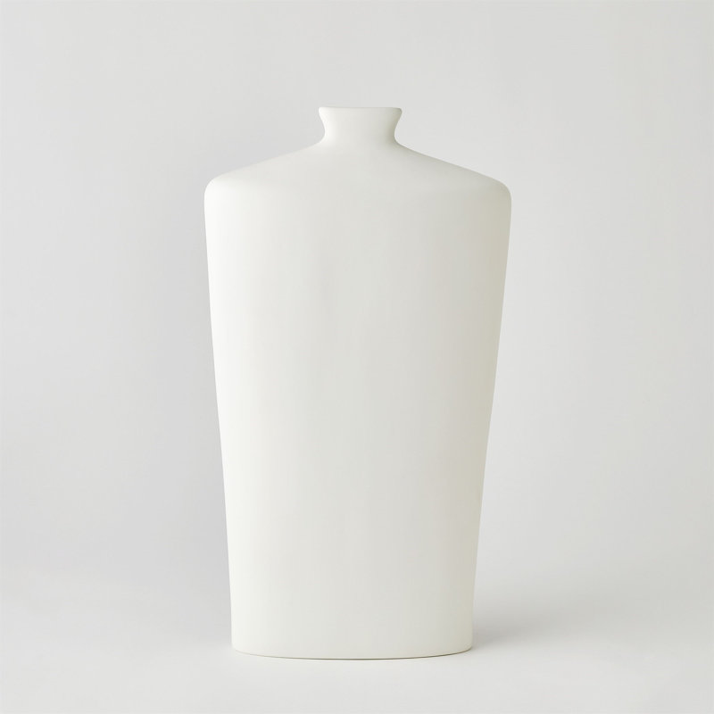 Terzo Handmade Ceramic Table Vase, 23" H x 12.5" W x 4.5" D
