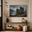 «Dark Fantasy Castle» avec art mural sur toile d'Halloween-1293573229