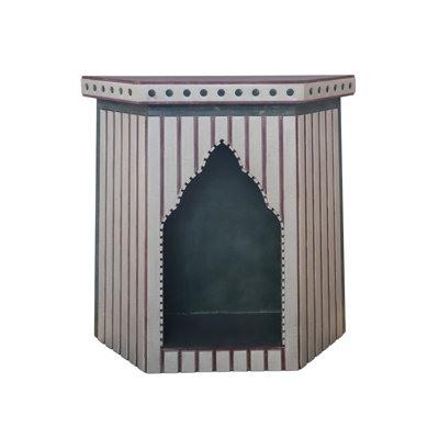 Decorative Wood Painted Fireplace Mantel