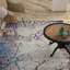 Tapis bleu marine / gris Khalil-22280205