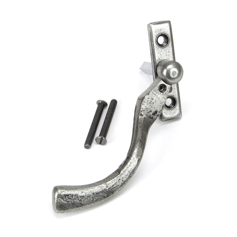 Peardrop Espag Door Accessory, Pewter 
