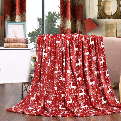 Holiday Comfort Hand Woven Throw Blanket