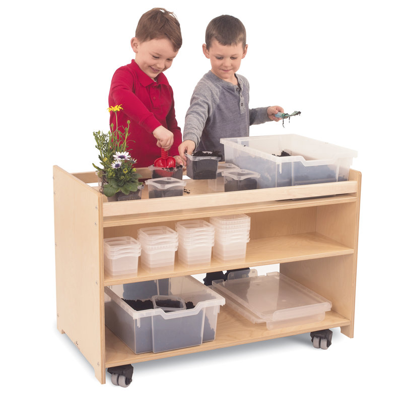 Charte d’apprentissage mobile pour jardin avec roues