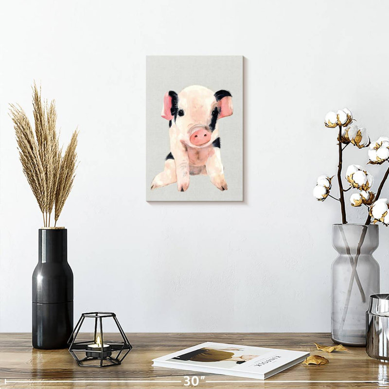 Dolly Pig, 12" H x 8" W