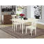 L'ensemble de 3 pièces de table de salle à manger moderne contient une table rectangulaire en bois avec Dropleaf et 2 chaises de salle à manger, noir et cerise-109975716-106903248-106903250
