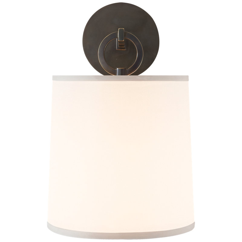 Barbara Barry French Cuff Sconce, Bronze