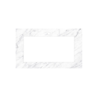 Trough 37" Single Bathroom Vanity Top