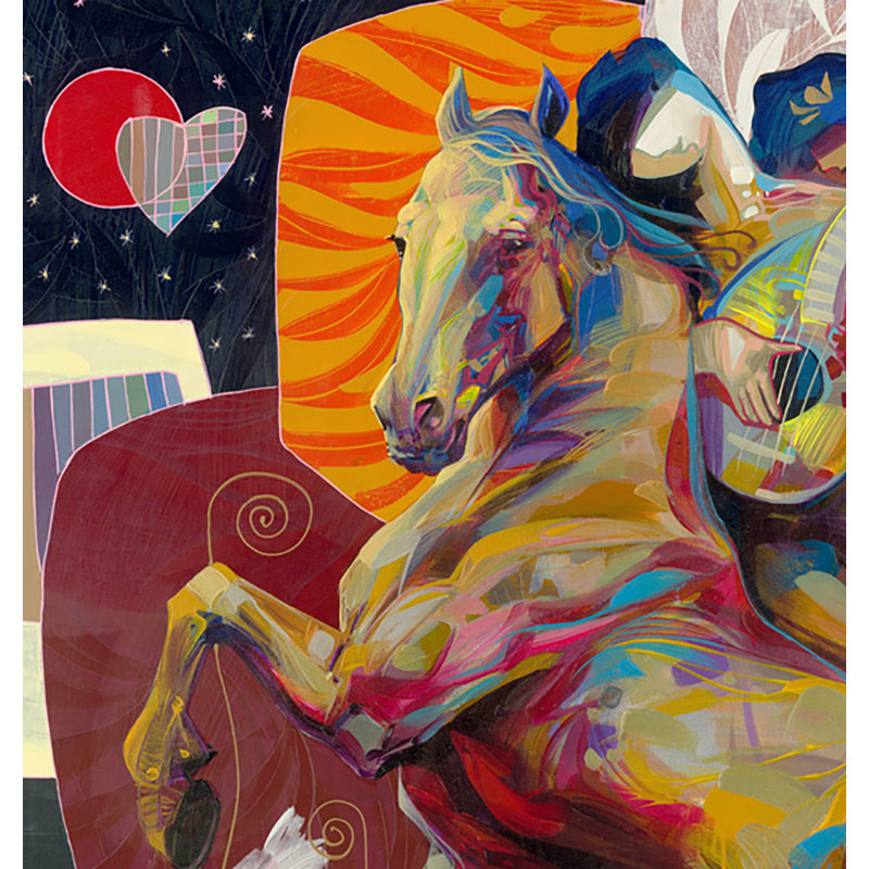 Intriguing Woman Print by Tadeo Zavaleta