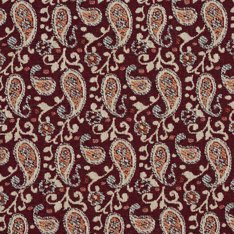 Tissu cachemire, Rouge