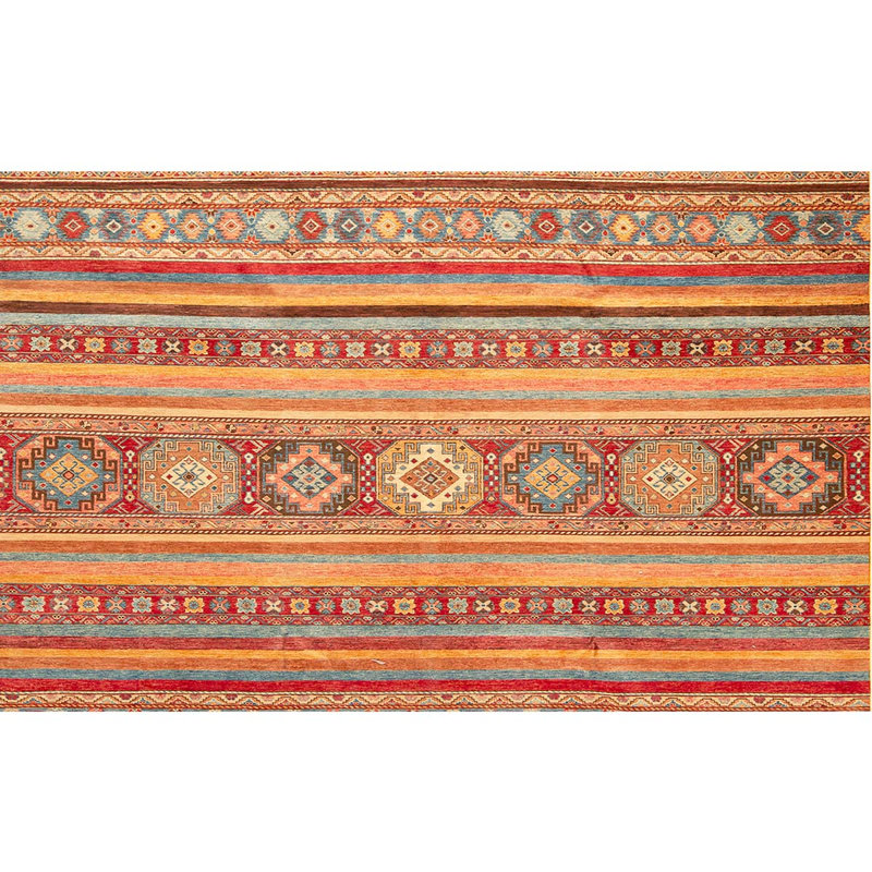 Tapis multicolore de haute qualité noué à la main