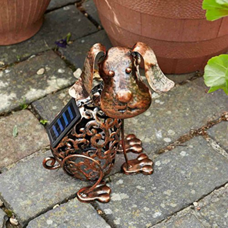 Hamil Animals Water Resistant Metal Garden Statue