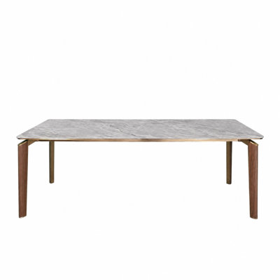 Metal Base Dining Table
