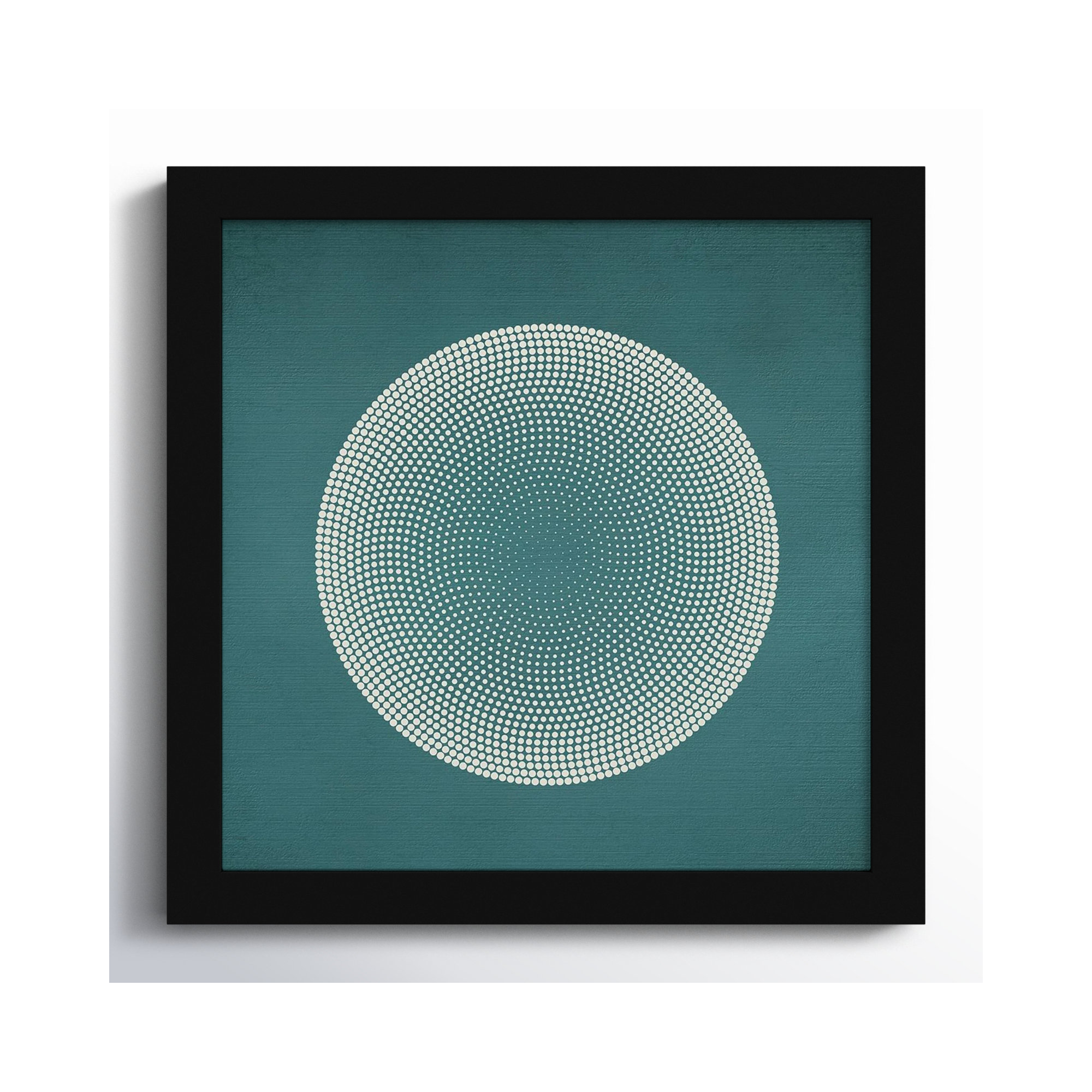 Circles by Incado, 13" H x 13" W x 1" D, Black