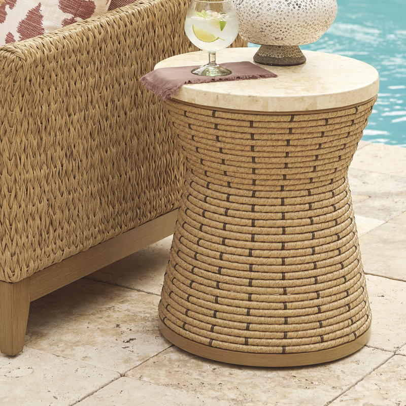 Los Altos Valley View Round Side Table